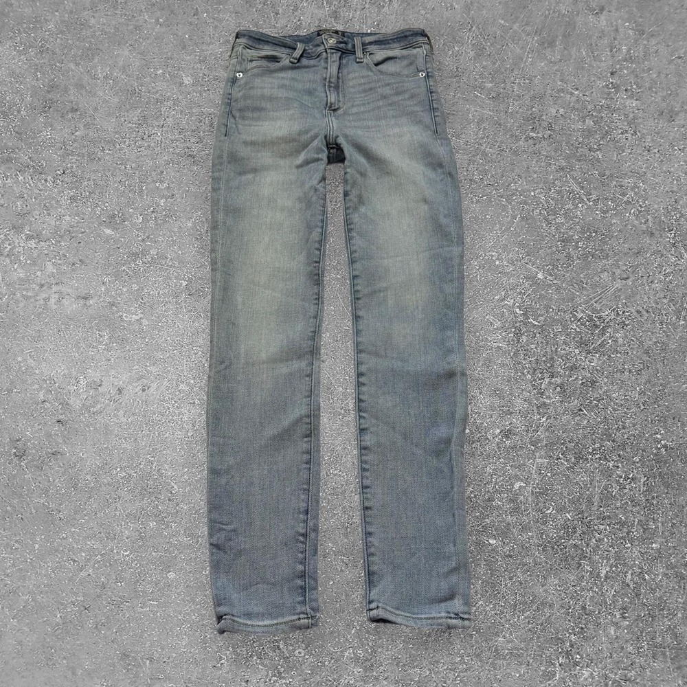 Abercrombie & Fitch Simone High Rise Super Skinny Jeans Blue Size 0 25 Short